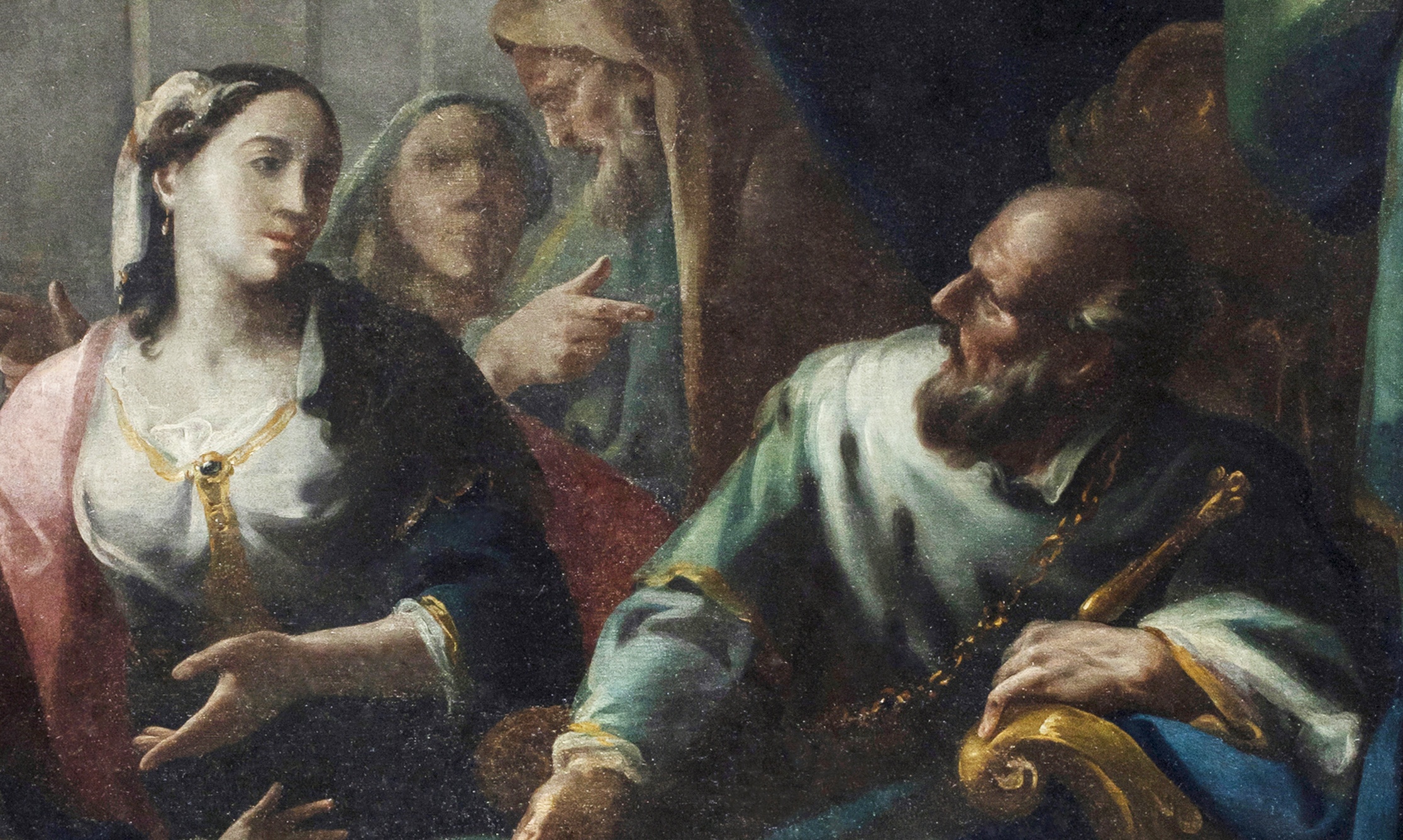 Federico Ferrario - L’incontro di Davide con Betsabea e il piccolo Salomone